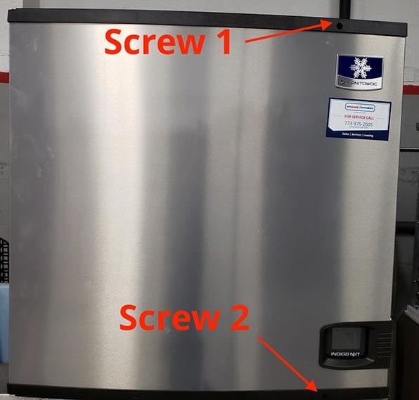 Manitowoc Front Panel Screws